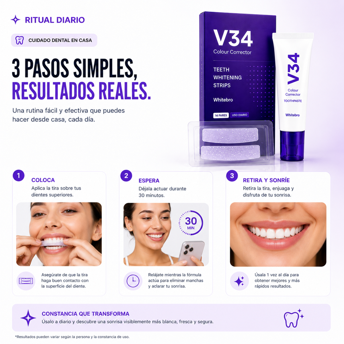 Pack Blanqueamiento V34
